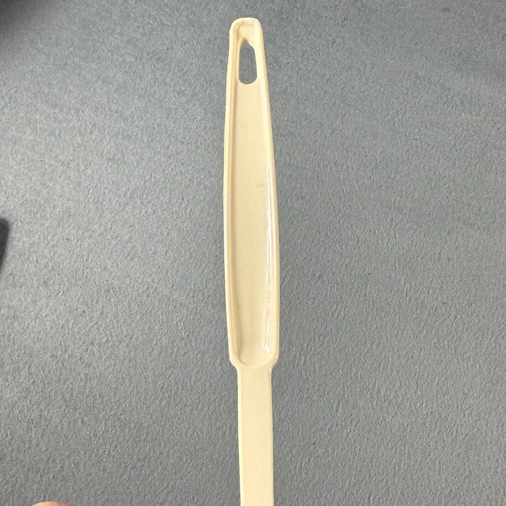 Vintage EKCO USA Nylon Soup Ladle Cream Kitchen Utensil 70s‎ Dishwasher Safe